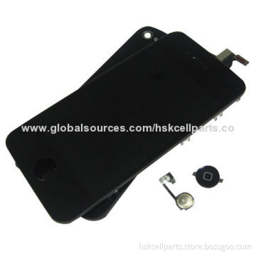 Mobile Phone Conversion LCD Assembly for iPhone 4, Available in Black